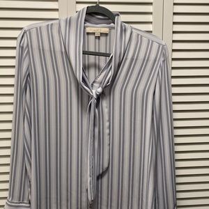 Loft Striped Blouse Size LP